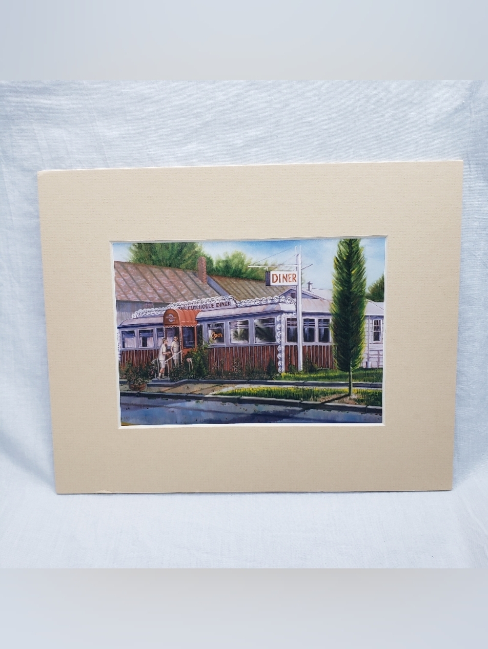 Print Cutchogue Diner 1941 Kullman dining car located on Long Island NY 10 x 8